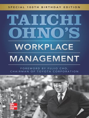 cover image of Taiichi Ohnos Workplace Management